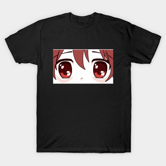 Red Anime eyes T-Shirt by AnimeVision